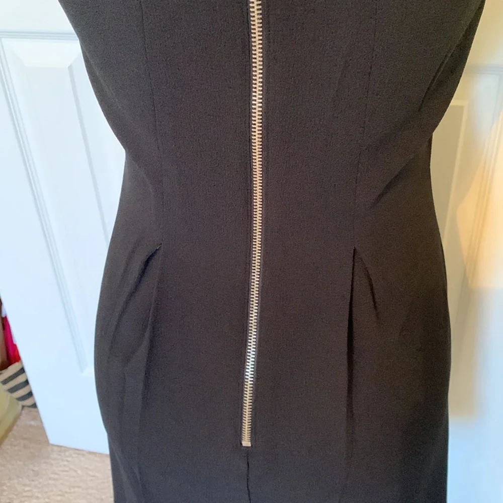 SPEECHLESS Black Dress Full Exposed Back Zipper Size Medium